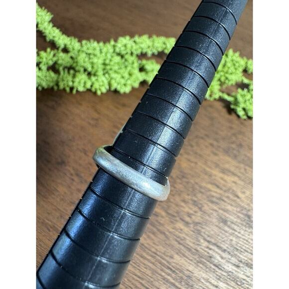 Sterling Silver Old Pawn Native American Green Turquoise Ring Size 5.5 - Picture 5 of 7